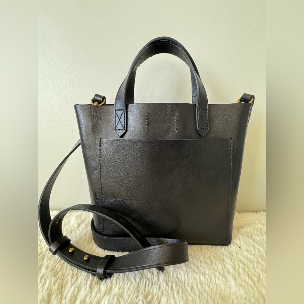 Madewell Transportation Leather Tote Bag (Small) - Picture 6 of 9